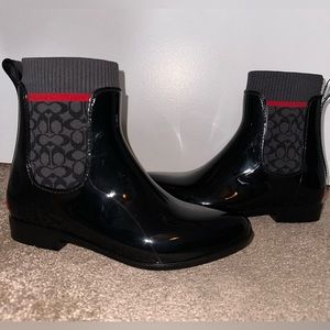 Coach rain bootie